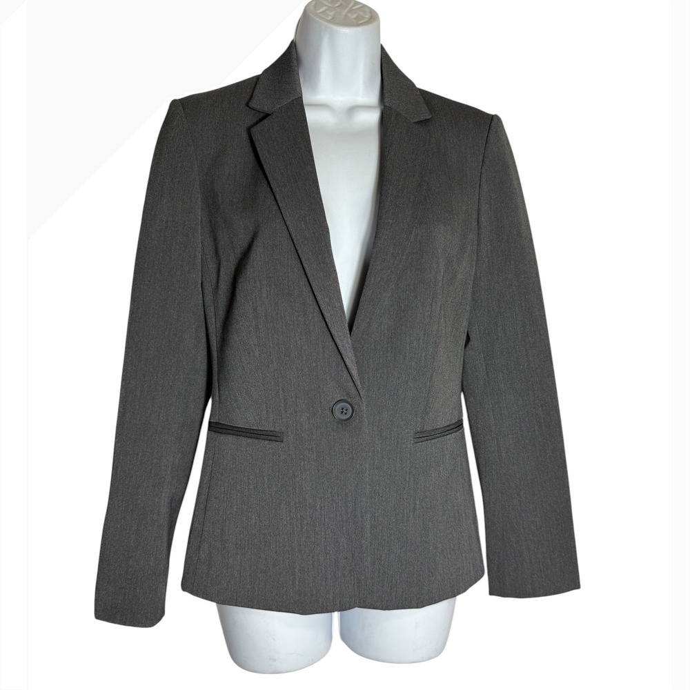 Express Blazer Size 6 Women's Charcoal Gray Business Jacket PERFECT‎ 🩶🩶
